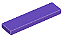 Placa Lisa 1x4 Dark Purple - Imagem 1