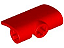 Painel Technic com Curvatura 2x3x1 Vermelho - Imagem 1