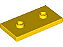 Placa Modificada 2x4 com 2 studs Amarela - Imagem 1