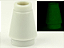 Cone 1x1 com Sulco Superior Glow In Dark (Brilha no Escuro) - Imagem 1