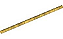 Mangueira Rígida 3mm D. 10L / 8,0cm Dourado Perolado - Imagem 1
