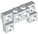 Tijolo Modificado 2x4 - 1x4 com 2 pinos Branco - Imagem 1