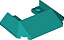 Cunha 6x4 Dark Turquoise (teto do trem) - Imagem 1