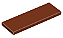 Placa Lisa 2x6 Marrom - Imagem 1