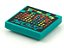 Placa Lisa 2x2 com desenho de Pontos Dark Turquoise - Imagem 1