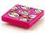 Placa Lisa 2x2 com desenho de Pandas - Imagem 1