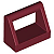 Placa Modificada 1x2 com Alça Dark Red - Imagem 1