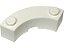 Tijolo Redondo de Canto 3x3 com 2 Studs Branco - Imagem 1