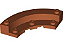 Tijolo Redondo de Canto 5x5 com Placa 4x4 Dark Orange - Imagem 1