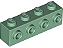 Tijolo modificado 1x4 com 4 studs laterais Sand Green - Imagem 1