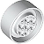 Roda 41mm D. x 15mm Branca - Imagem 1