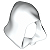 Capuz para Minifigura Branco - Imagem 1