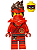 Minifigura Lego Ninjago - Kai - Dragons Rising - Imagem 1