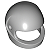 Capacete Cinza Claro - Imagem 1