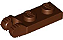 Placa 1x2 com dobradiça Marrom - Imagem 1