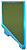 Cunha 1x2 com encaixe direita Medium Azure com Pintura Oliver Green - Imagem 1