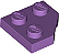 Placa com Canto Cortado 2x2 Medium Lavender - Imagem 1