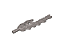 Espada de arma, serrilhada com suporte de barra  Flat Silver - Imagem 1