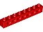 Tijolo Lego Technic 1x8 com Furos Vermelho - Imagem 1