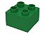 Tijolo Lego Duplo  2x2 Verde - Imagem 1