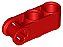 Conector Eixo-Pinos 3L Perpendicular com 2 Furos para Pinos Vermelho - Imagem 1