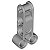 Conector para Pinos Duplo Perpendicular 4L Cinza Claro - Imagem 1