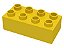 Tijolo Lego Duplo 2x4 Amarelo - Imagem 1