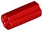 Conector de Eixo 2L (Liso com x Furo + Orientação) Vermelho - Imagem 1