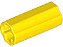 Conector de Eixo 2L (Liso com x Furo + Orientação) Amarelo - Imagem 1