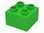 Tijolo Lego Duplo  2x2 Verde Limão - Imagem 1