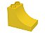 Tijolo amarelo Lego DUPLO 2x3x3 com curva - Imagem 1