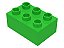 Tijolo LEGO DUPLO Verde 2x3 - Imagem 1