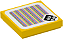 Placa lisa 2 x 2 com código do scanner do Super Mario - Imagem 1