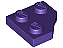 Placa com Canto Cortado  2x2 Dark Purple - Imagem 1