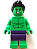 Minifigura Lego Super Heros - Hulk - Imagem 1