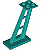 Suporte 2x4x5 Poste Inclinado Dark Turquoise - Imagem 1