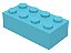 Tijolo 2x4 Medium Azure - Imagem 1