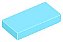 Placa Lisa 1x2 com Ranhura Medium Azure - Imagem 1