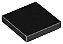 Placa Lisa 2x2 Preta - Imagem 1