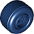 Roda de Plástico Rígido 37x21 com Furo para Pino Azul Escuro - Imagem 1