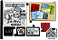 Cartela adesivos  SET :76317 - 76317stk01 - Imagem 1