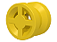 Roda 8 D. x 6 mm Amarela - Imagem 1