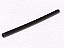 Mangueira rígida 3 mm D. 8L / 6,4 cm Preta - Imagem 1