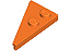 Placa 4x2 à direita pontiaguda Laranja - Imagem 1