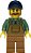 Minifigura Lego City - Fazendeiro com Barba - Imagem 1