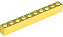 Tijolo 1x10 Amarelo Claro Brilhante - Imagem 1