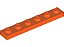 Placa 1x6 Reddish Orange - Imagem 1