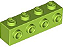 Tijolo modificado 1x4 com 4 studs laterais Verde Limão - Imagem 1