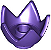 Capacete de Minifigura Dark Purple - Imagem 1