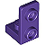 Suporte 1x1 - 1x2 Invertido Dark Purple - Imagem 1